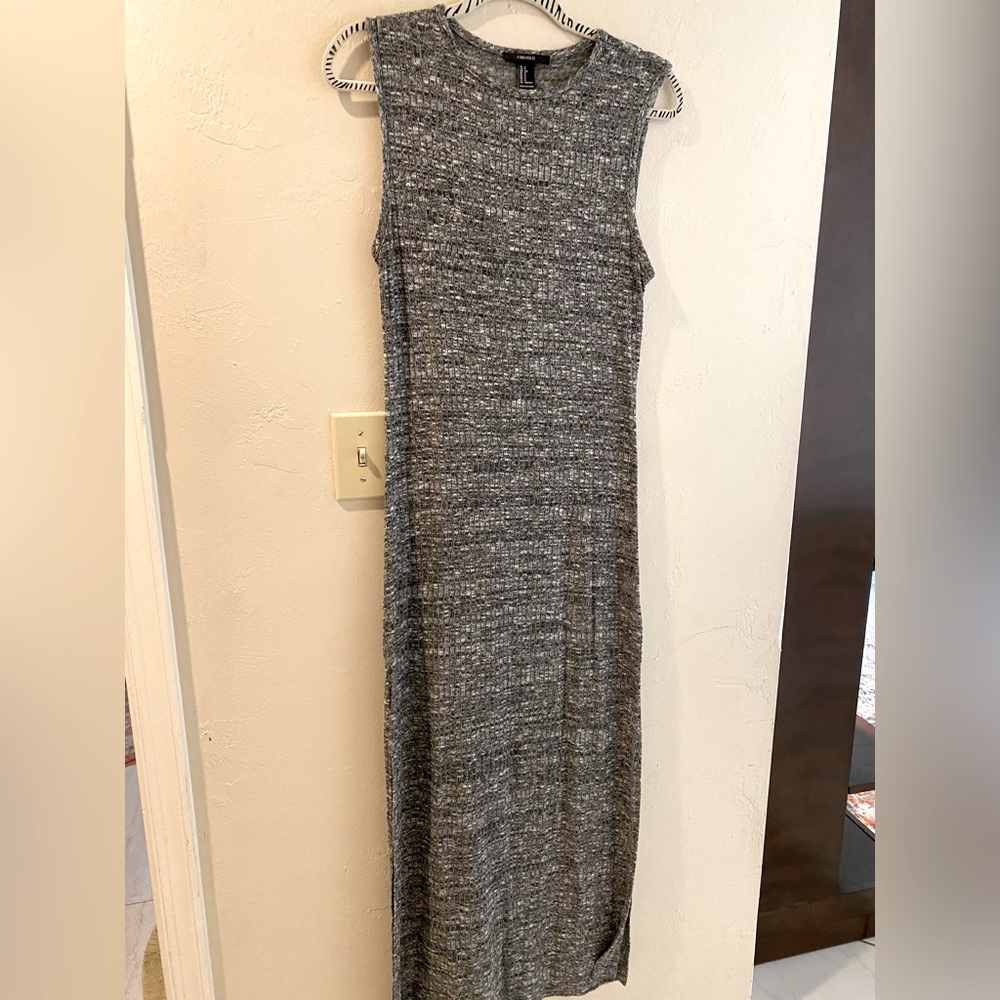 Forever 21 Gray Maxi Dress (S)
